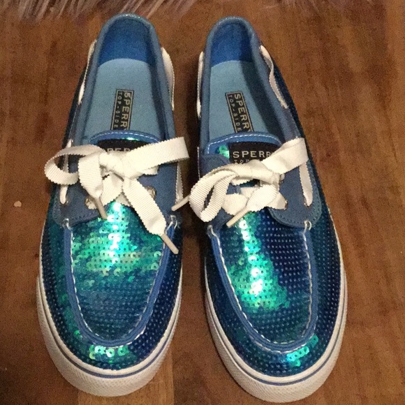 💙NEW💙 Sequin sperry top sider - Picture 1 of 7
